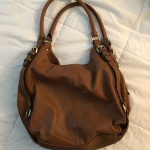 Sonoma brown leather bag, barely used
